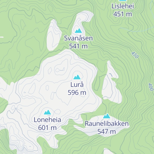 Map of Lurå