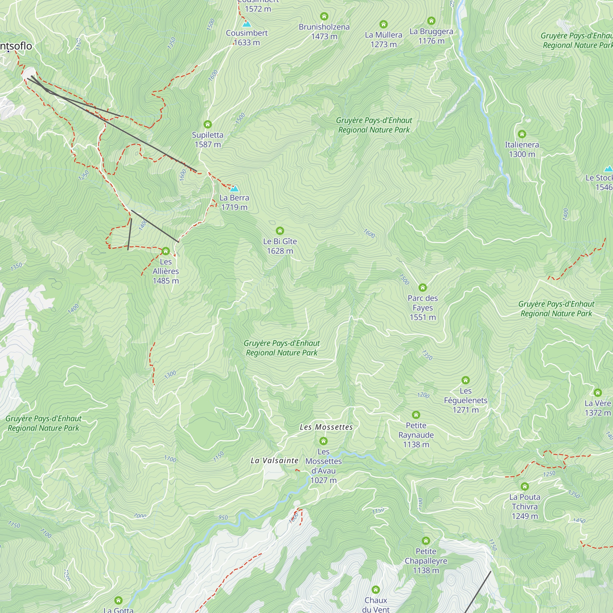 La Carrat map