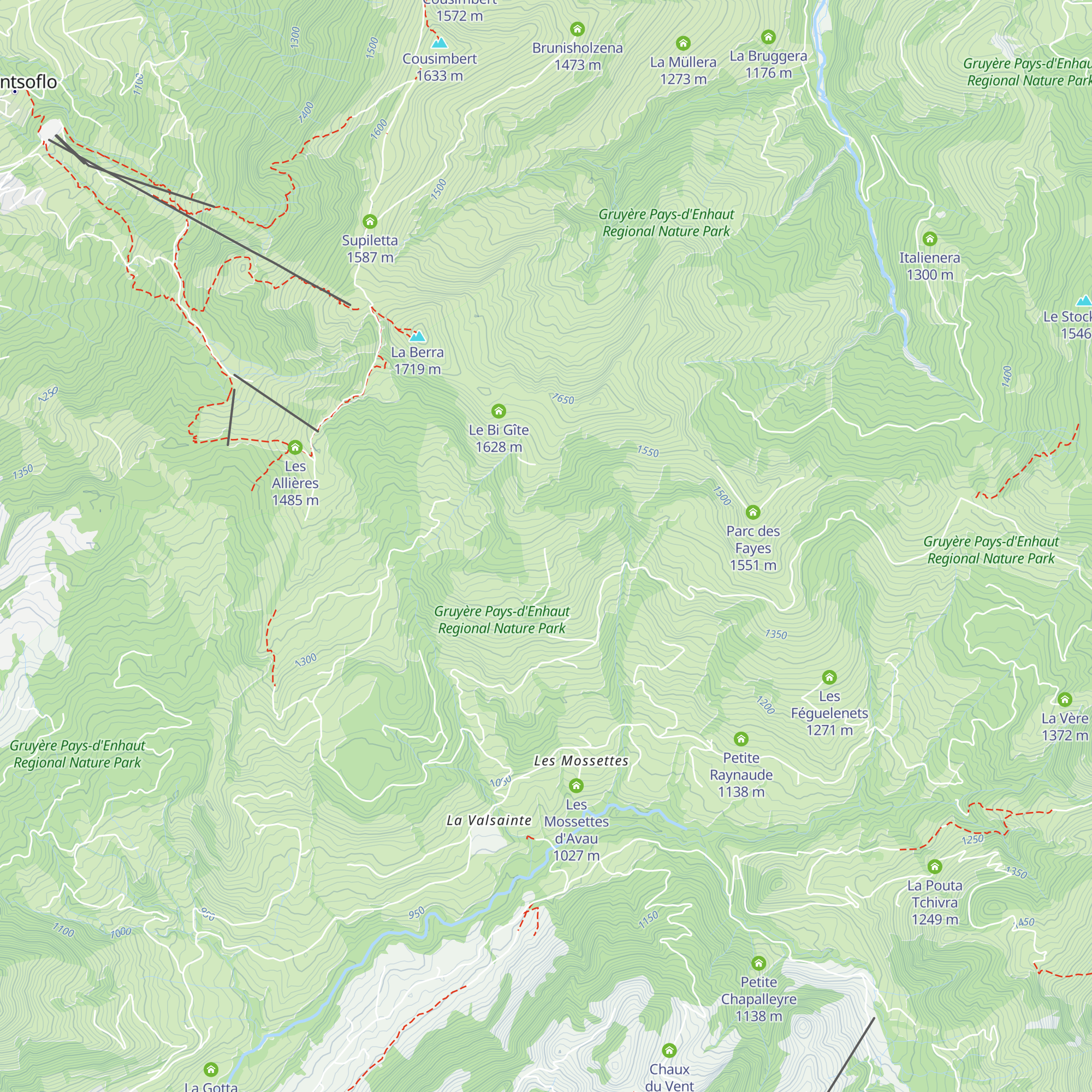 La Carrat map
