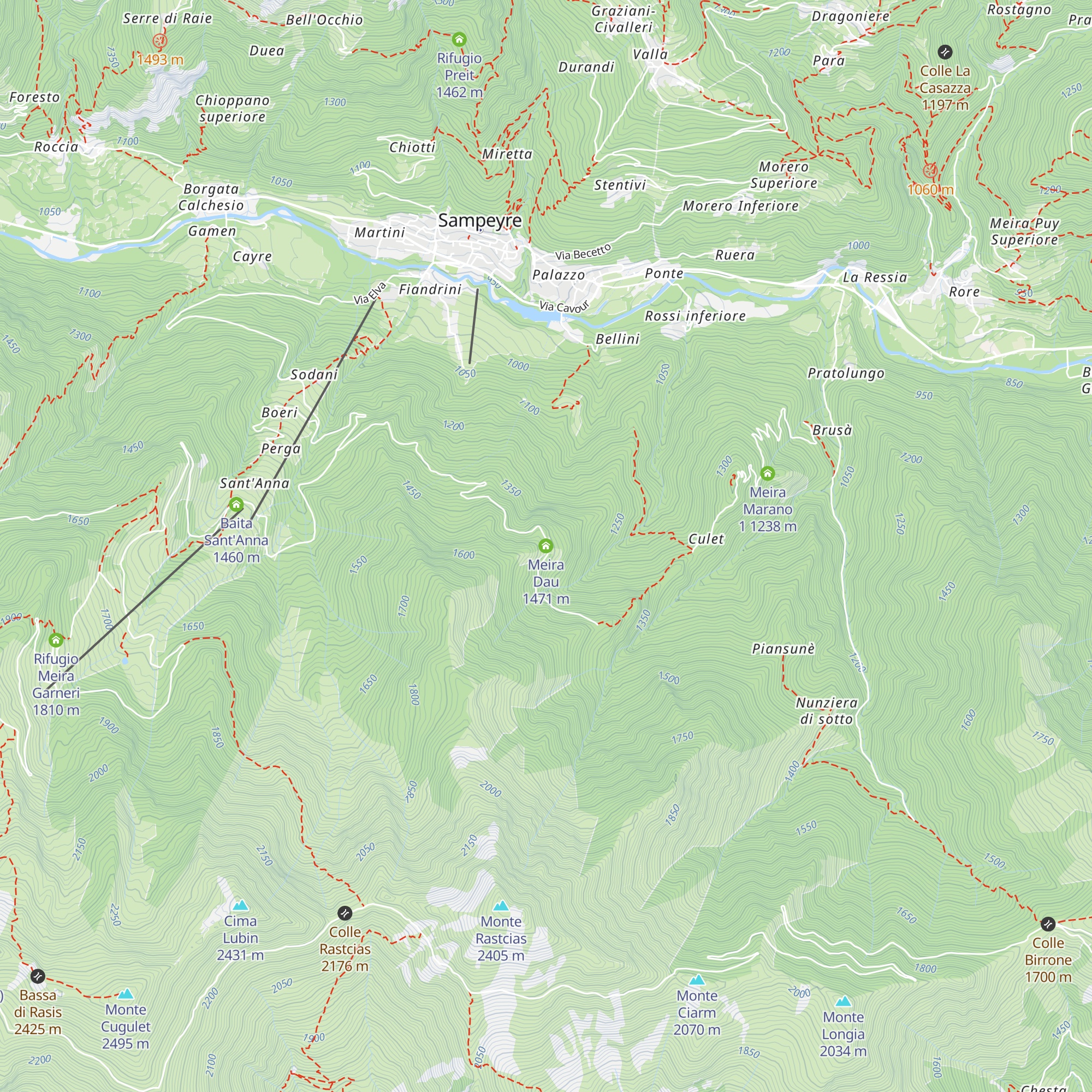 Meira Dau map