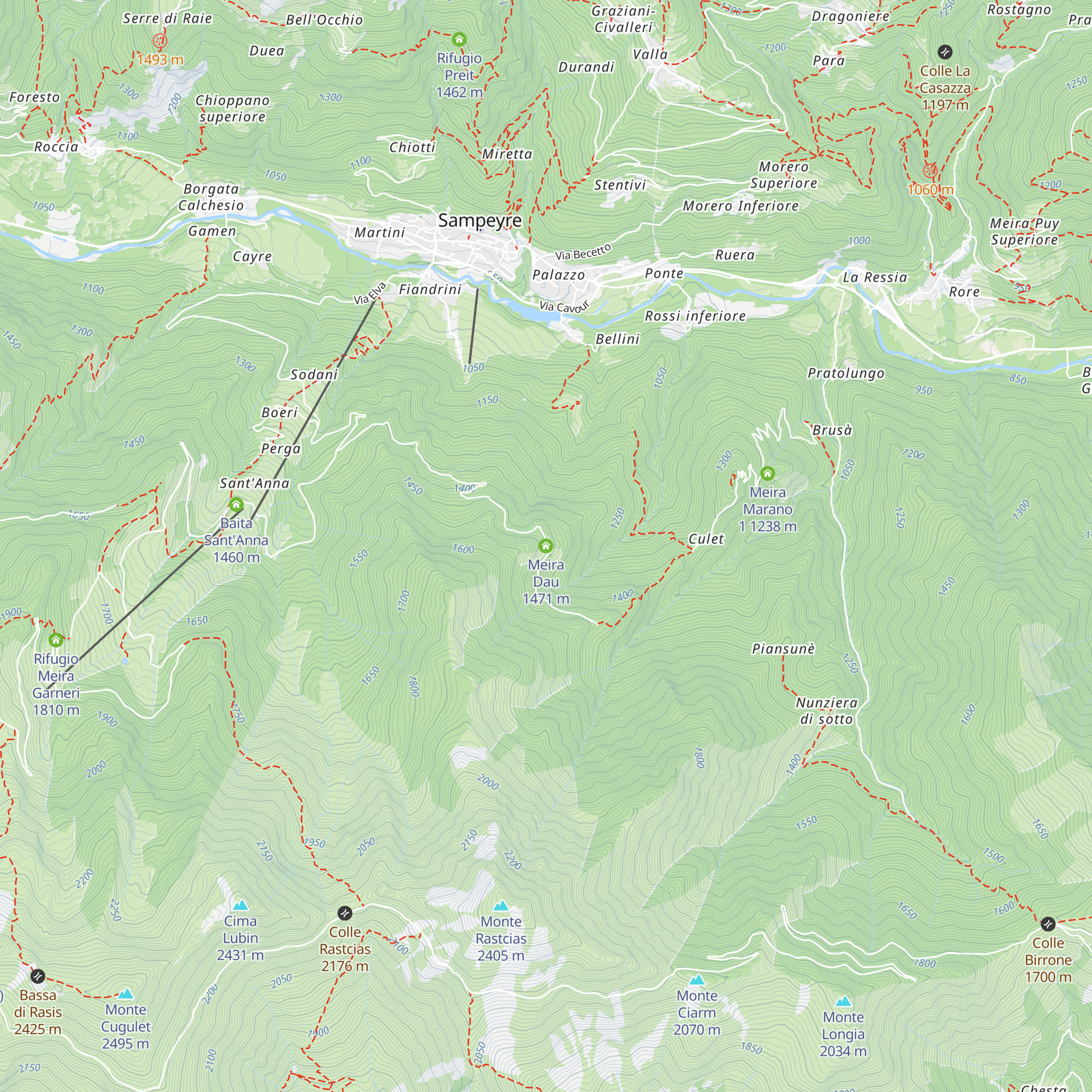 Meira Dau map
