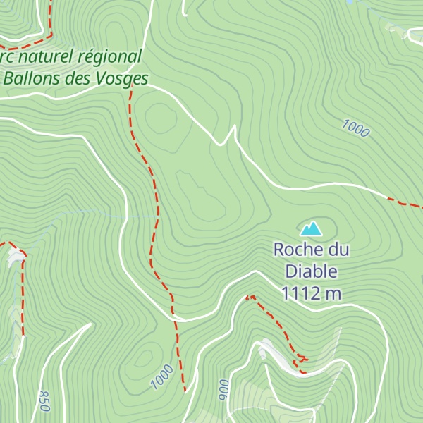 Map of Le Champ du Diable
