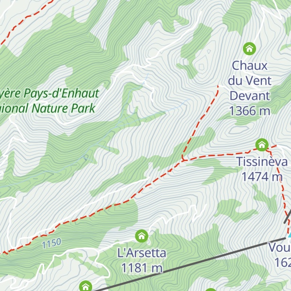 Map of Les Parches