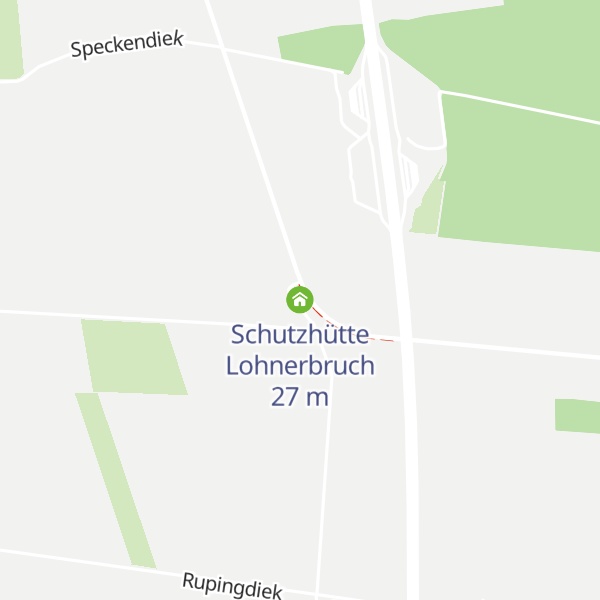 Map of Schutzhütte Lohnerbruch