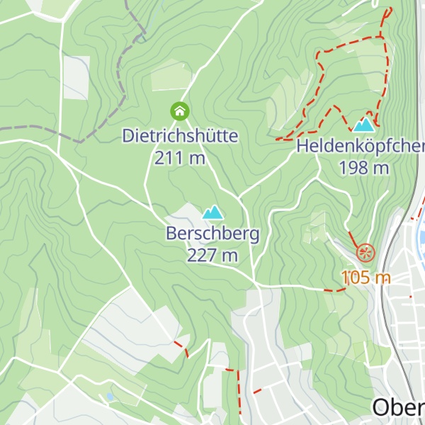 Map of Berschberg