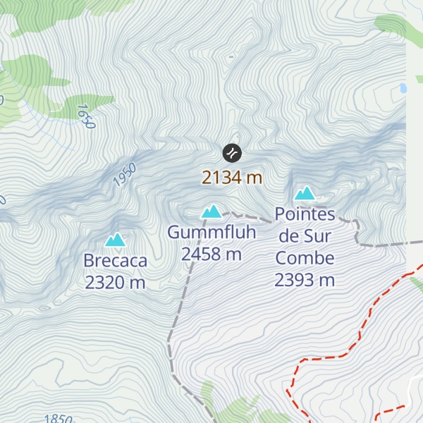 Map of Gummfluh