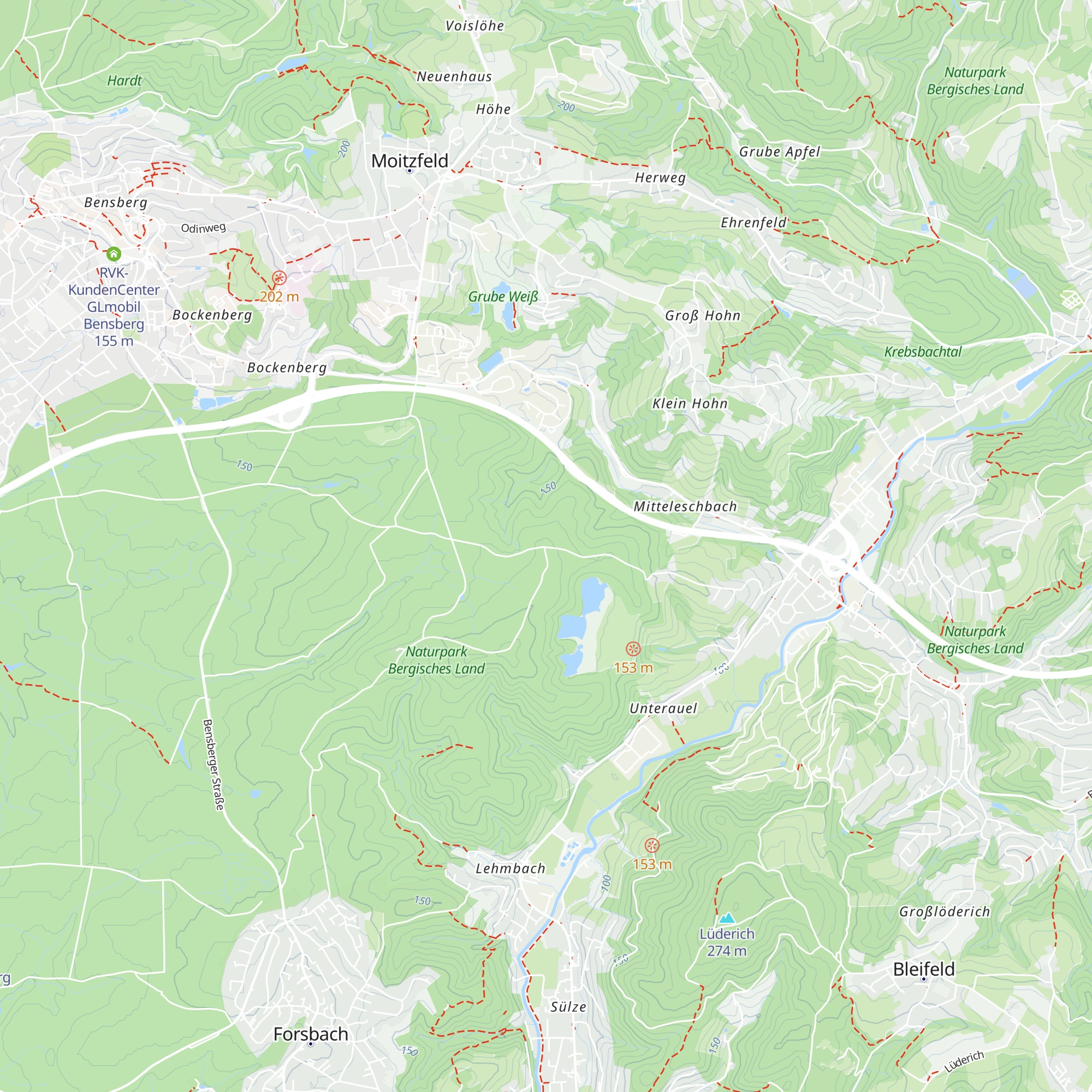 Sturmberghütte map