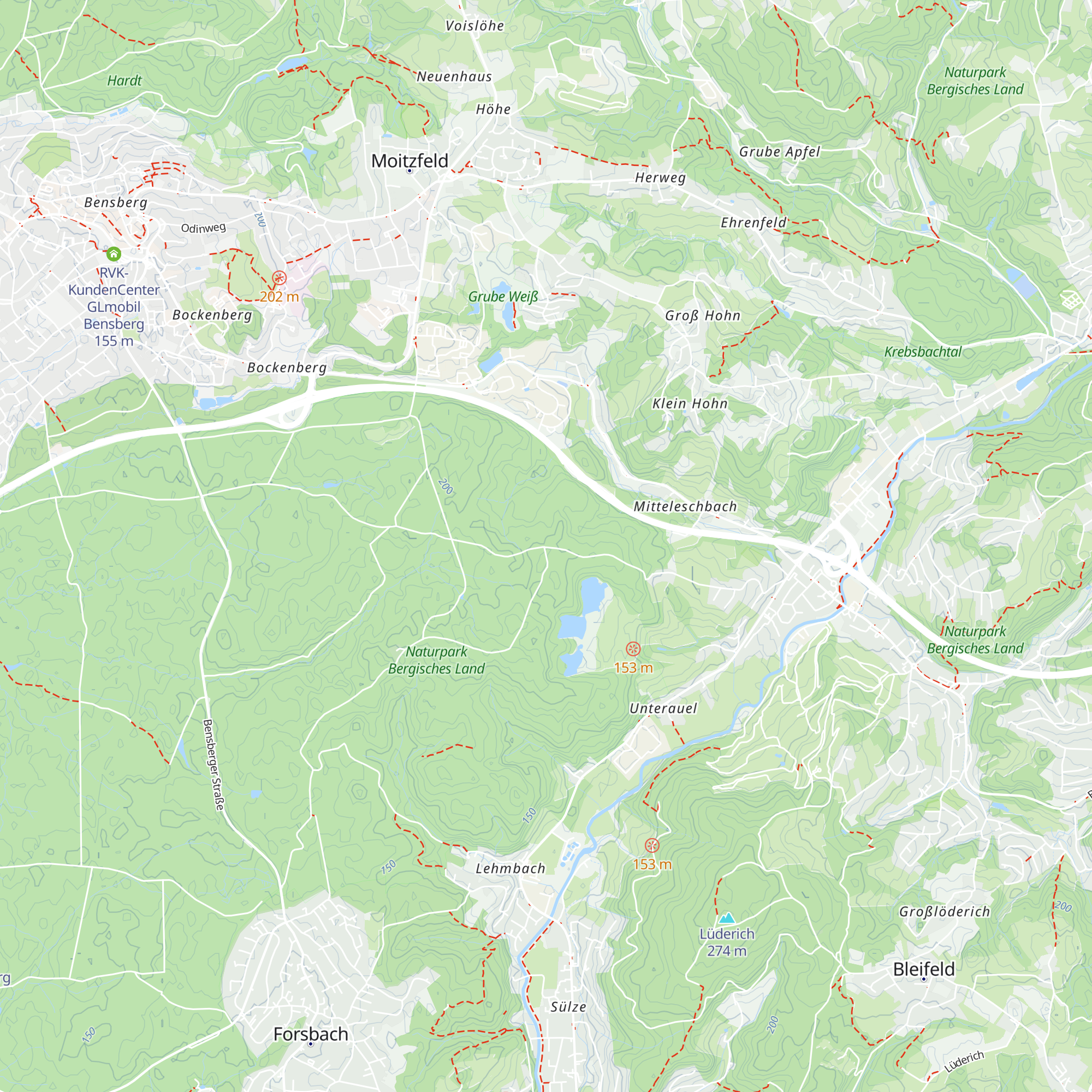 Sturmberghütte map