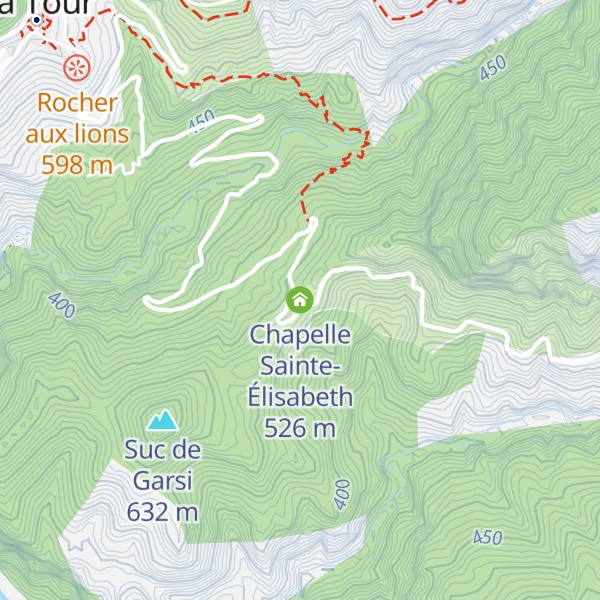 Map of Chapelle Sainte-Élisabeth