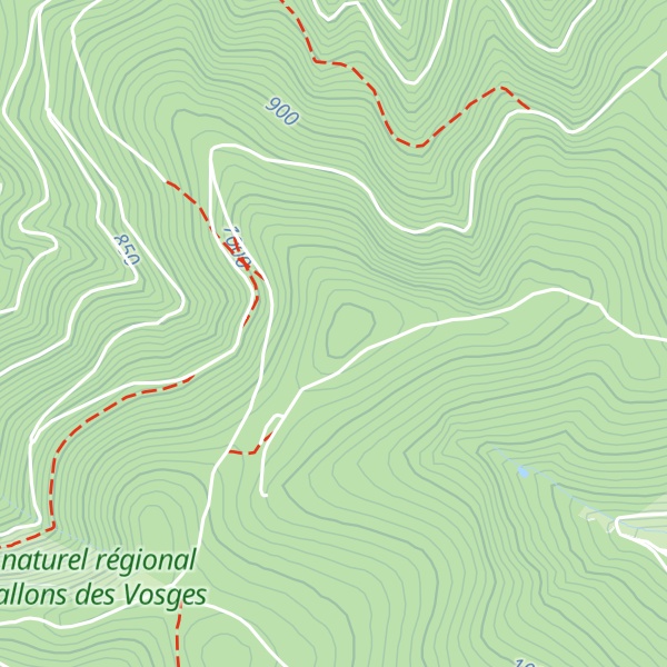 Map of Tertre de la Fille Morte