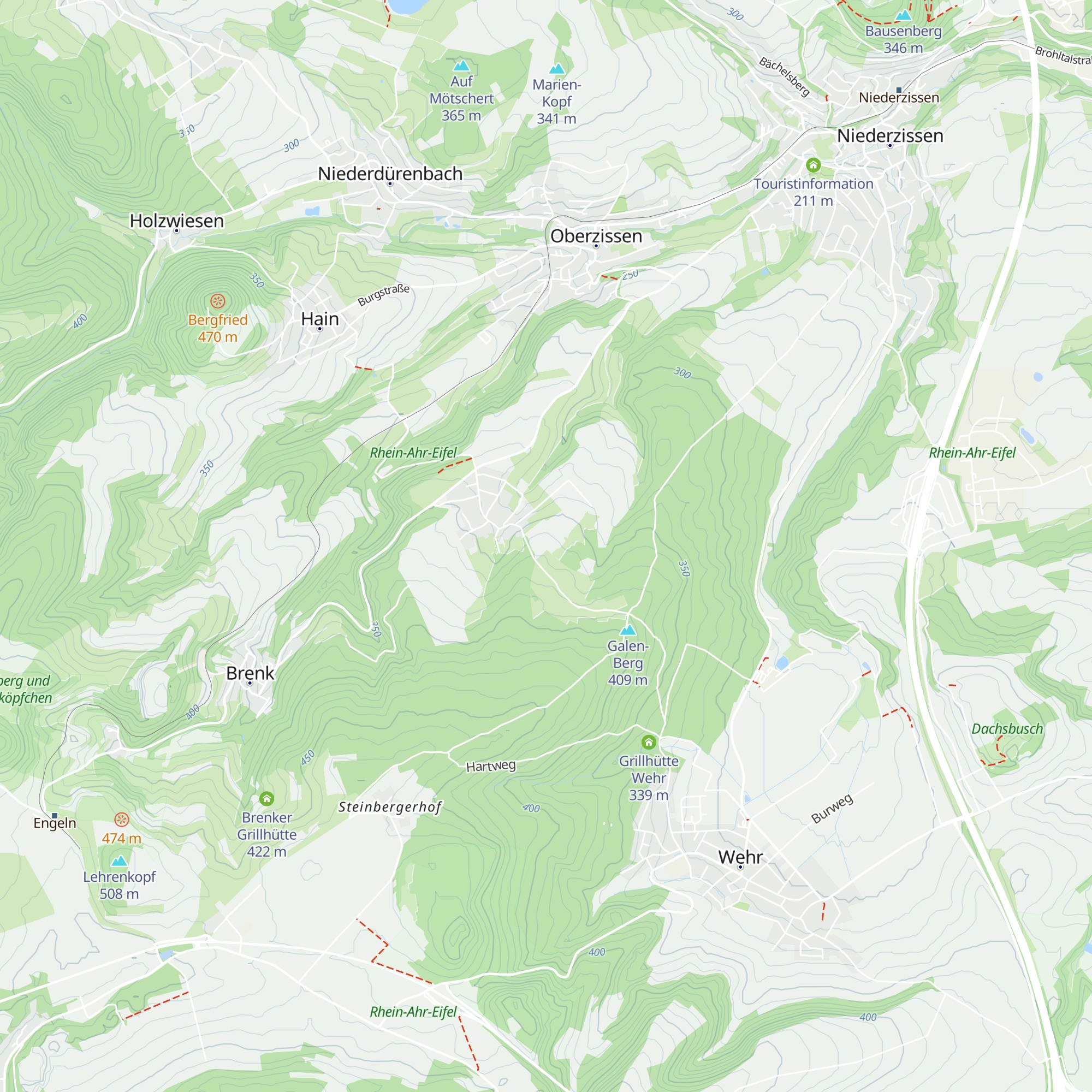 Grillhütte Galenberg map