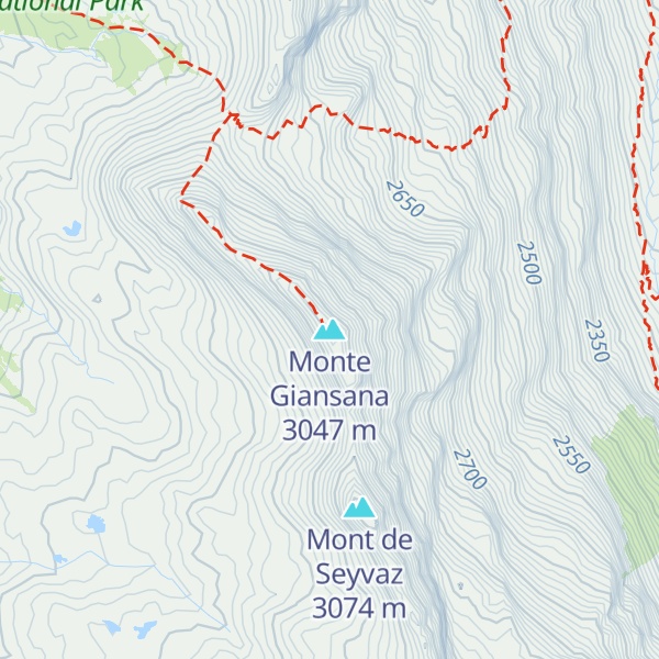 Map of Monte Giansana