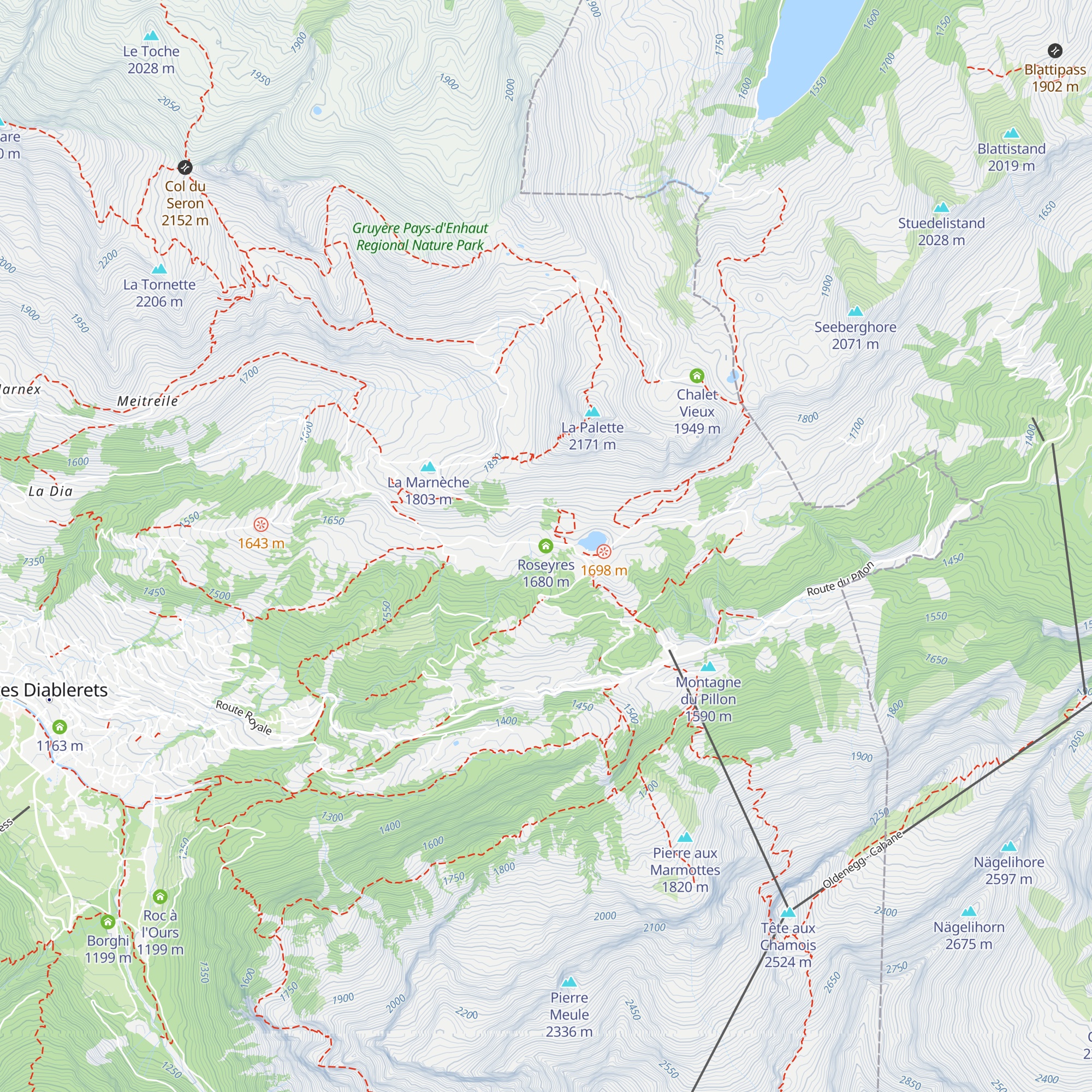 Roseyres map