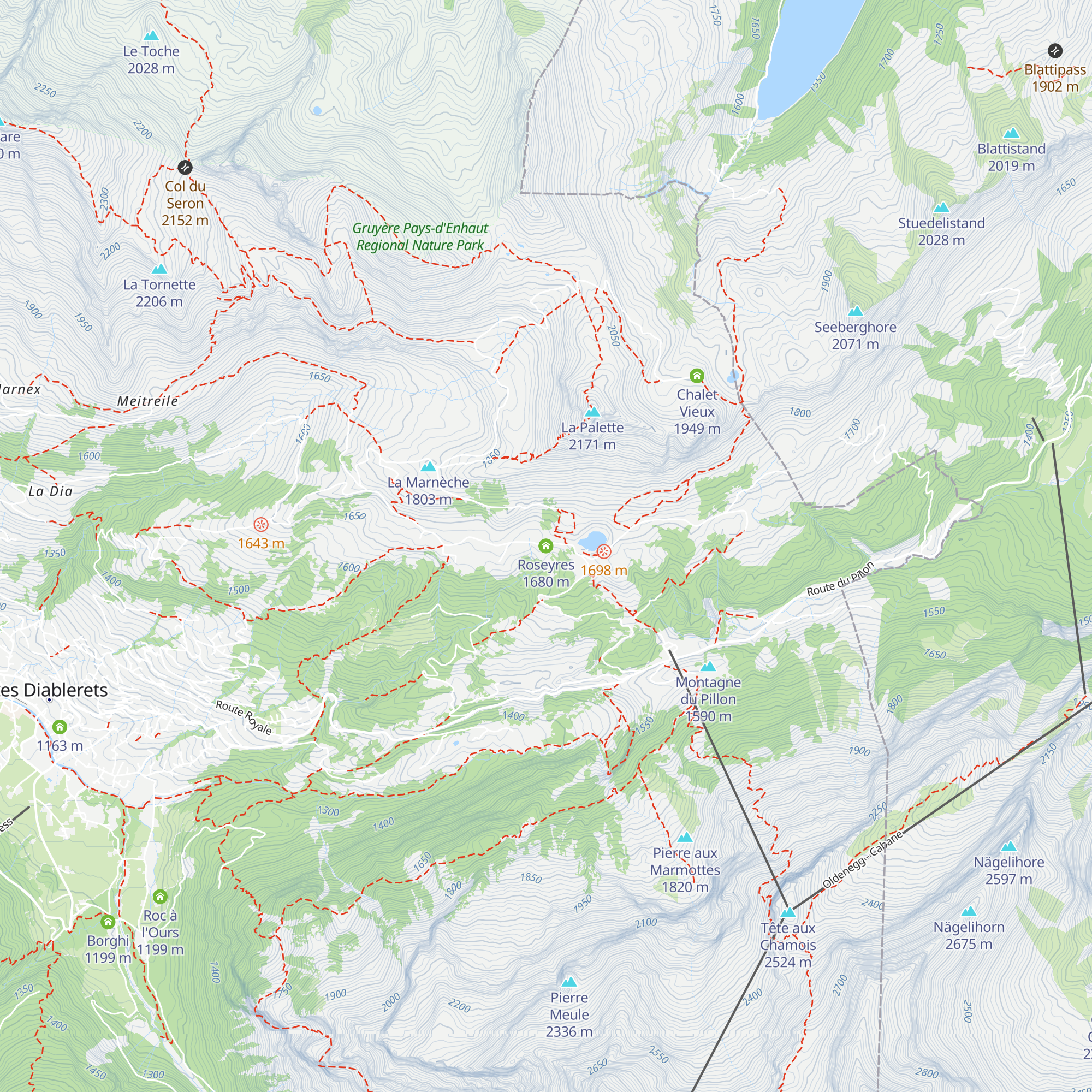 Roseyres map
