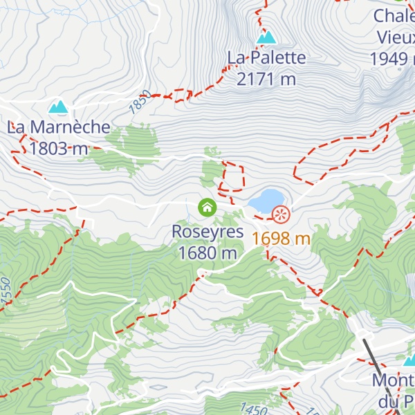 Map of Roseyres