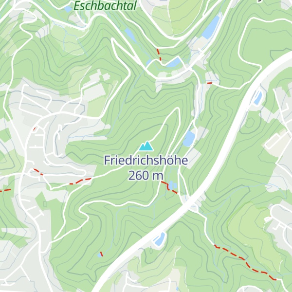 Map of Friedrichshöhe