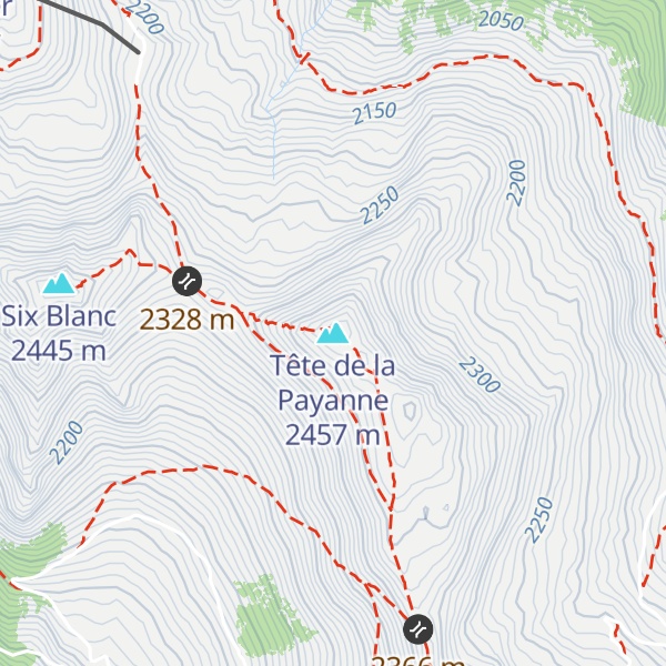 Map of Tête de la Payanne