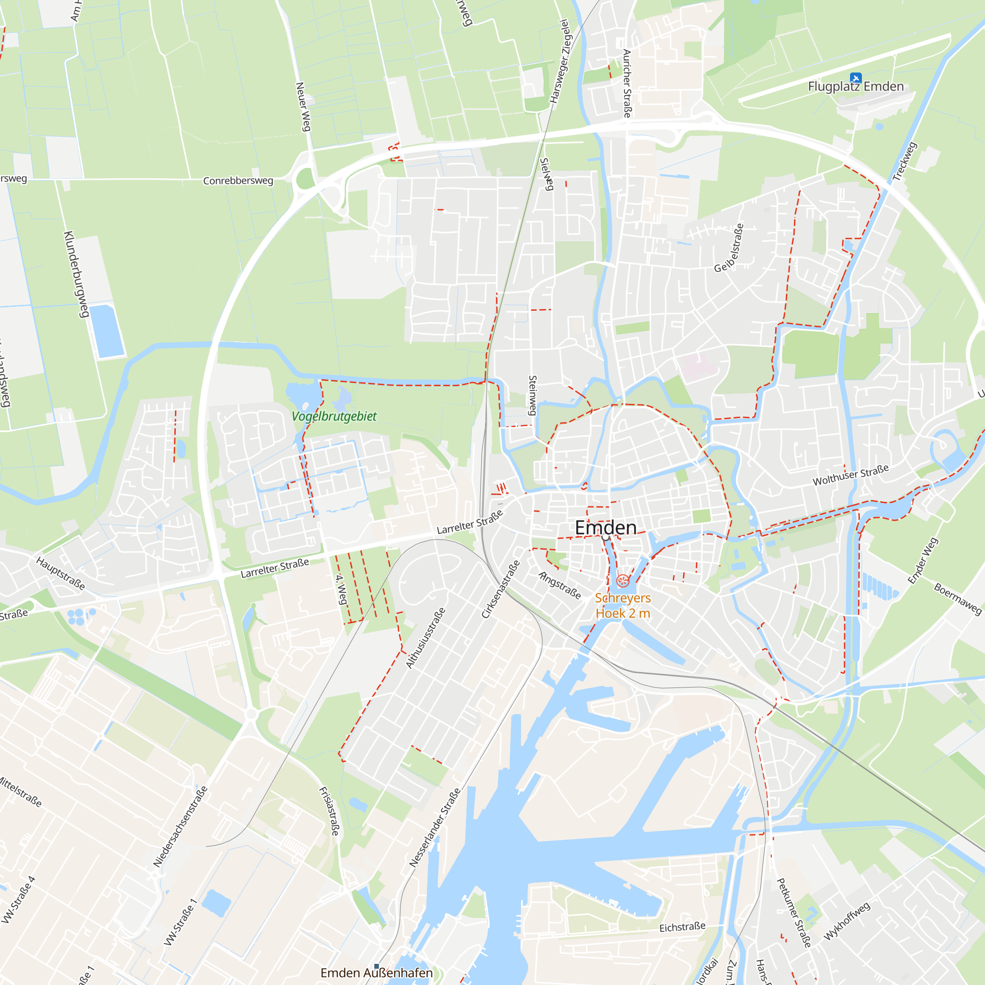 Emden Tourist-Information & Mobilitätszentrale map