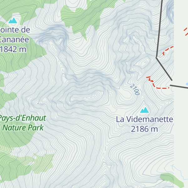 Map of Rocher Plat
