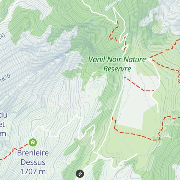 Map of Croset Derrière