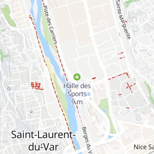 Map of Halle des Sports