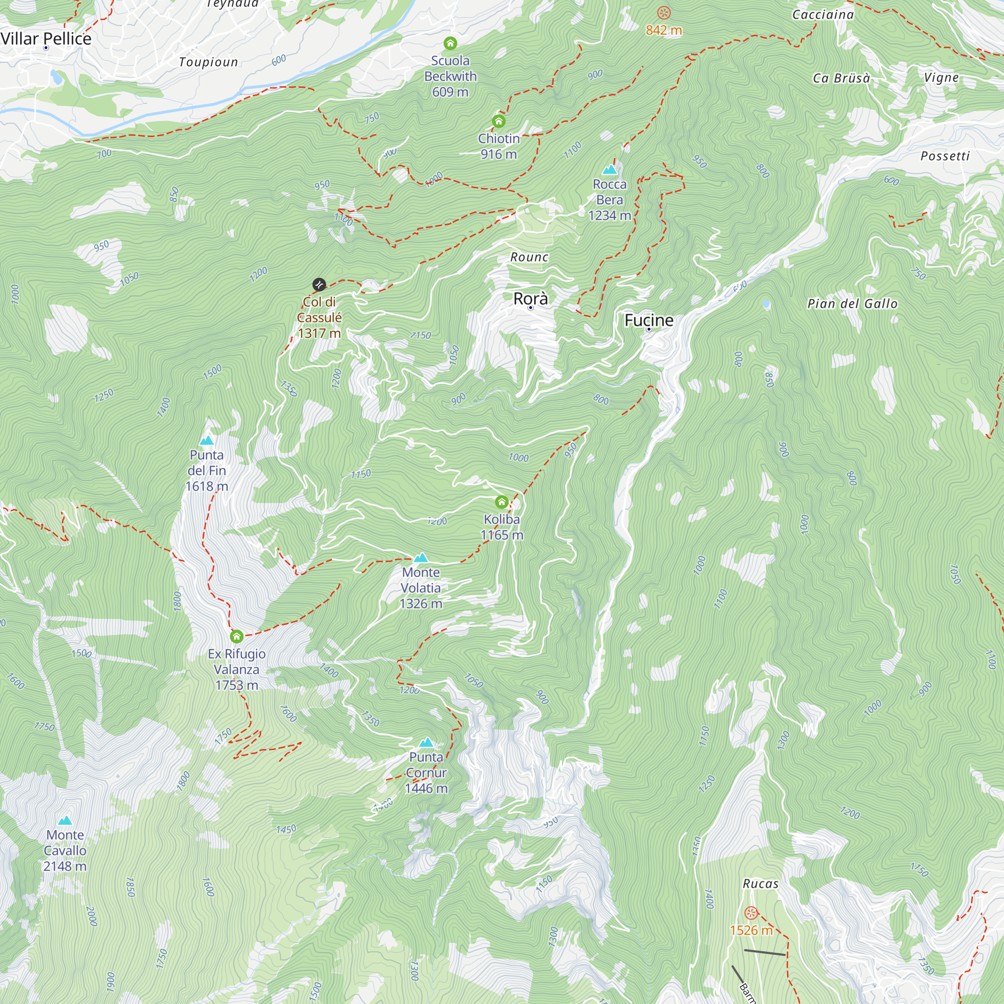 Koliba map