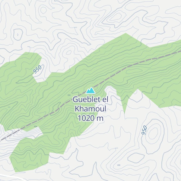Map of Gueblet el Khamoul