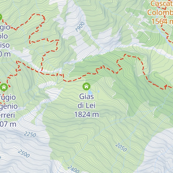 Map of Gias di Lei