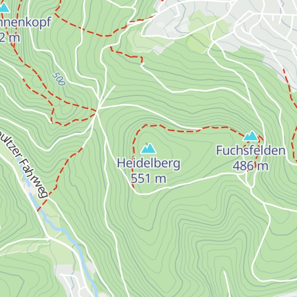 Map of Heidelberg