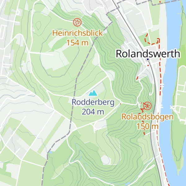 Map of Rodderberg