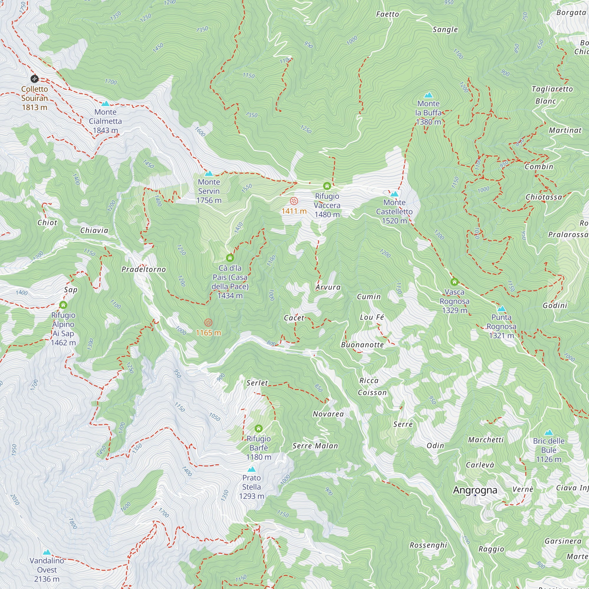 Loc. La Buffetta map