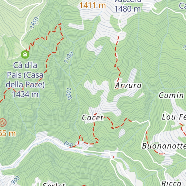 Map of Loc. La Buffetta