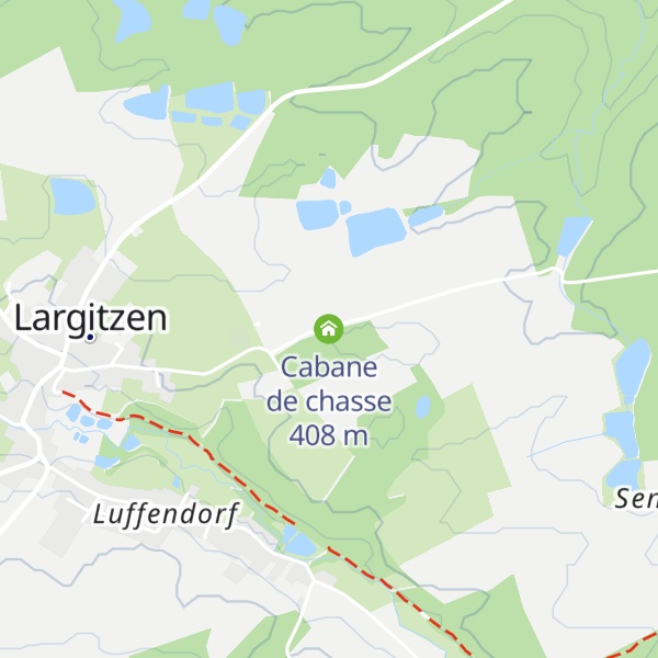 Map of Cabane de chasse