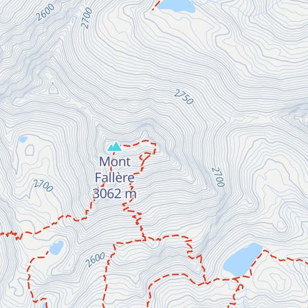 Map of Bivacco Alessandro Pansa