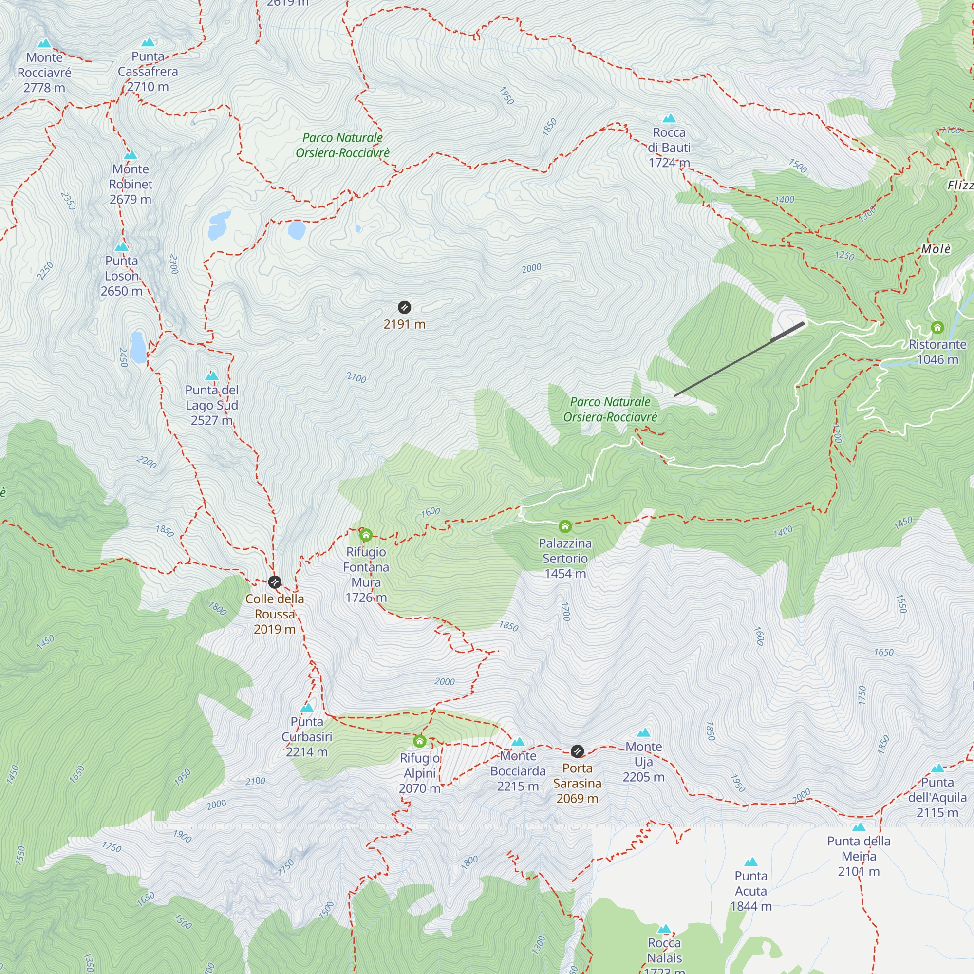 Sellery Inferiore map