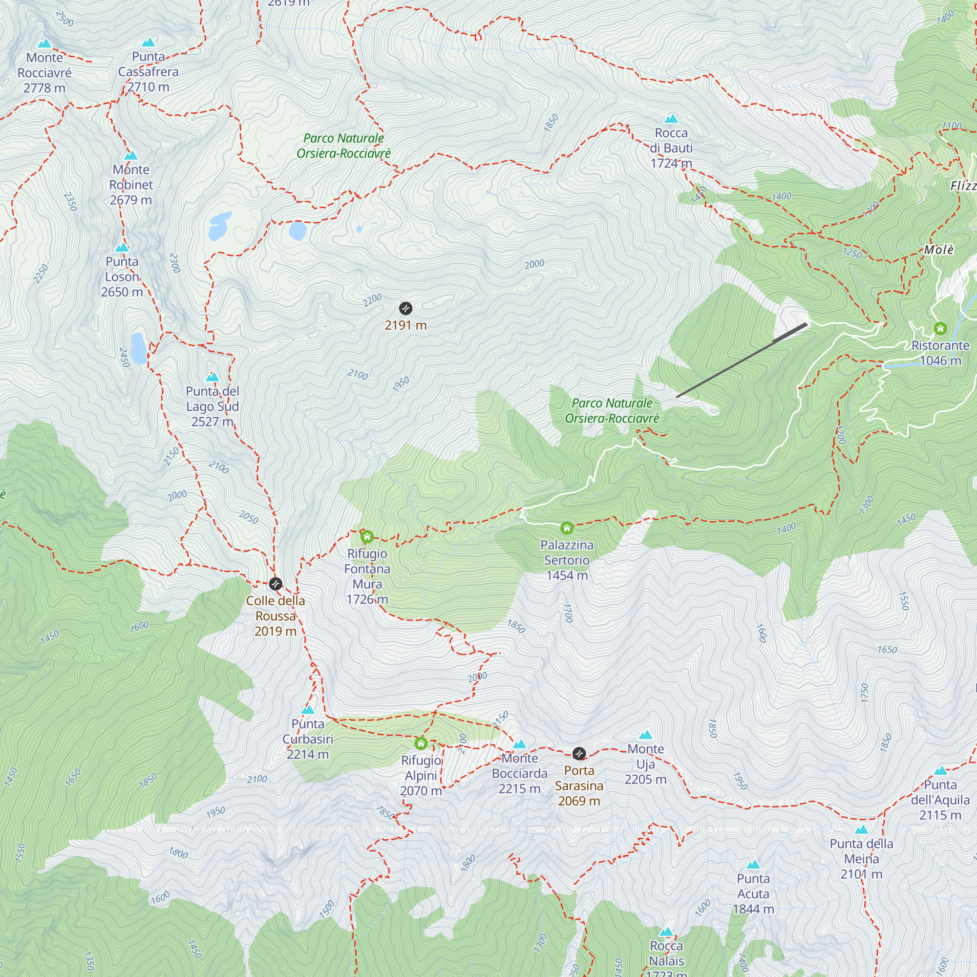 Sellery Inferiore map