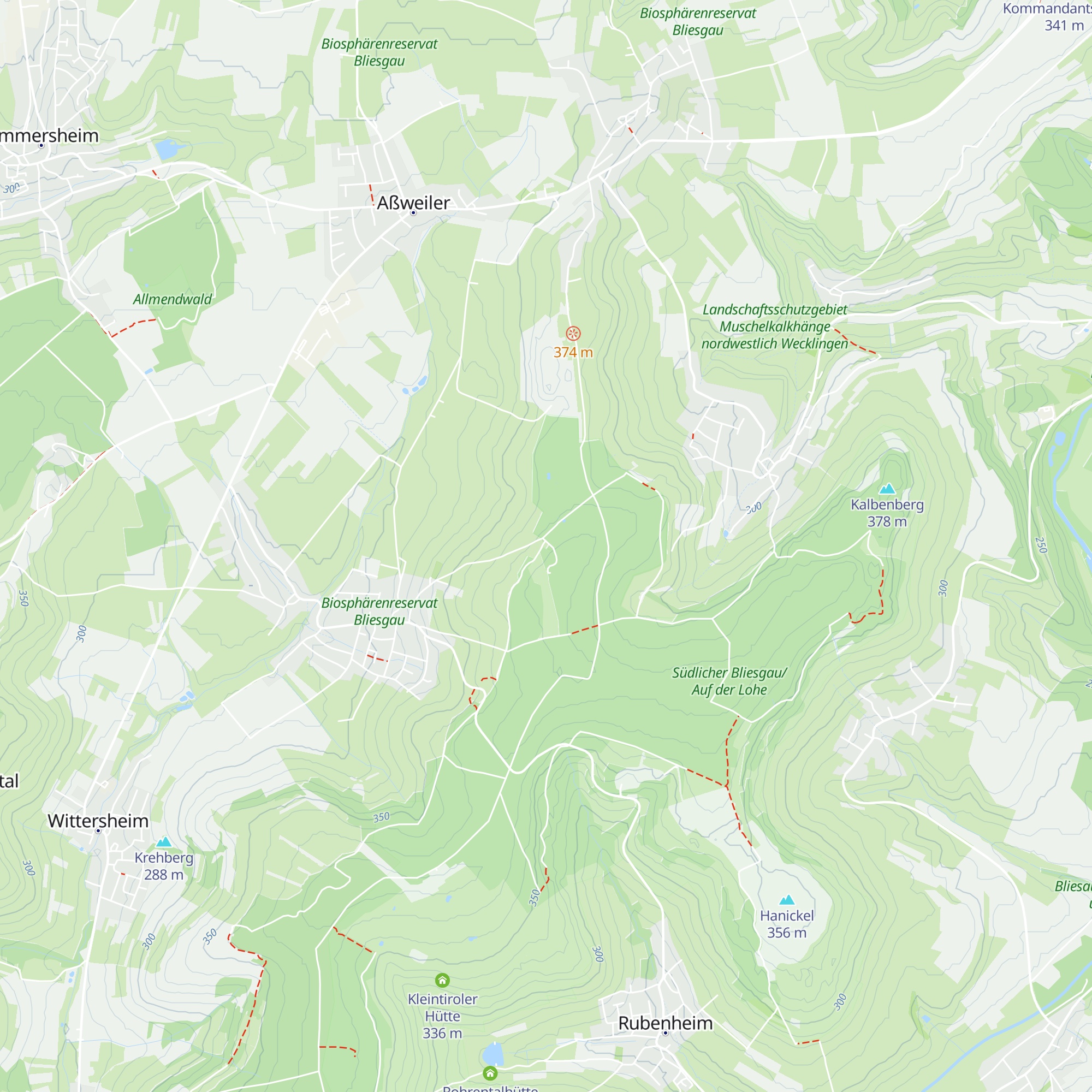 Wanderhütte Erfweiler-Ehlingen map