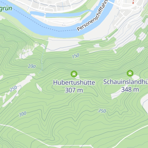 Map of Hubertushütte