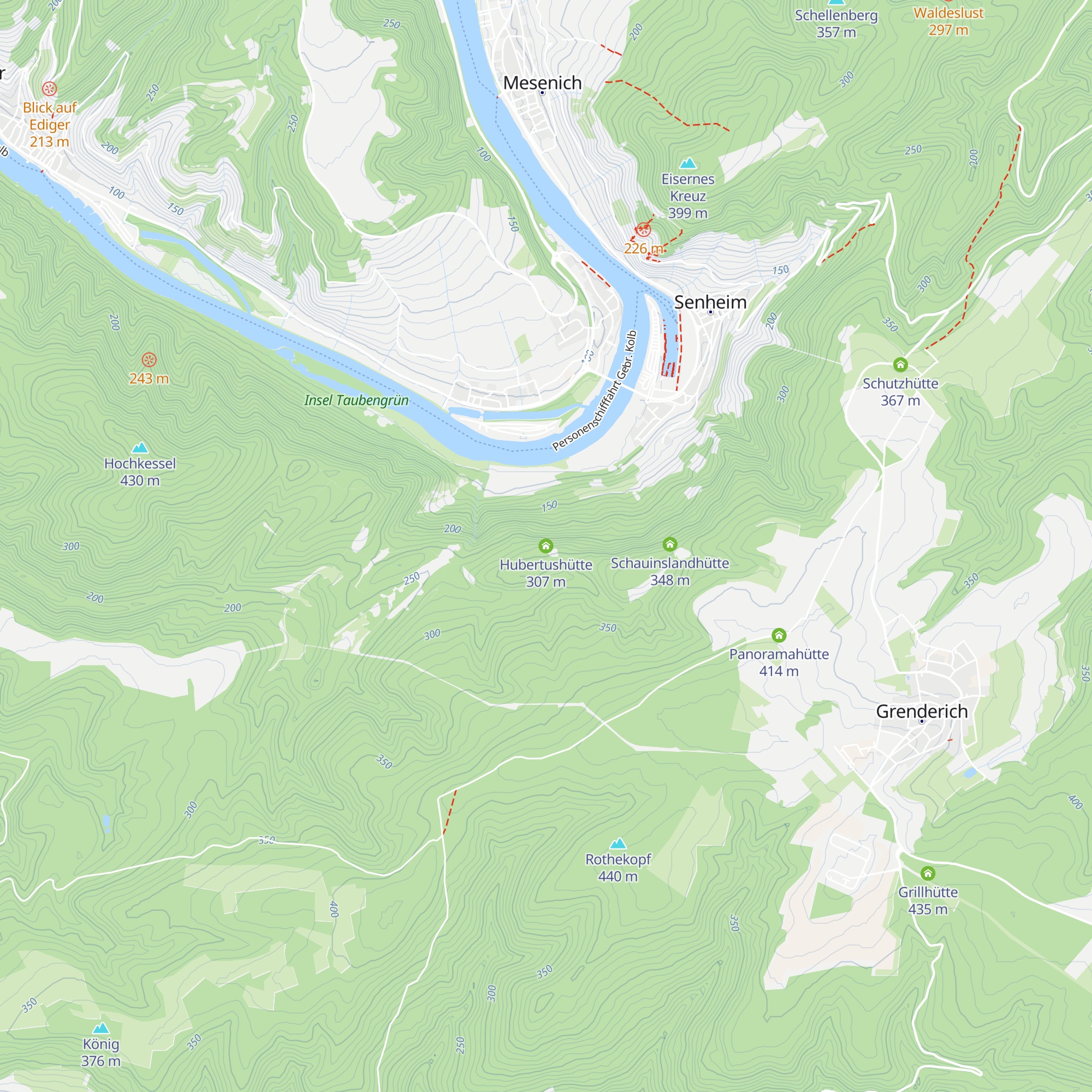 Hubertushütte map