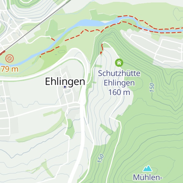 Map of Schutzhütte Kapellenberg
