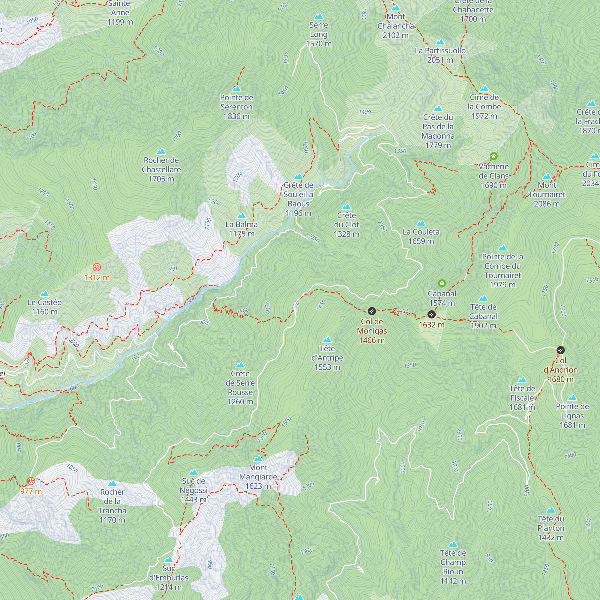Maison Forestière de Selva Plane map