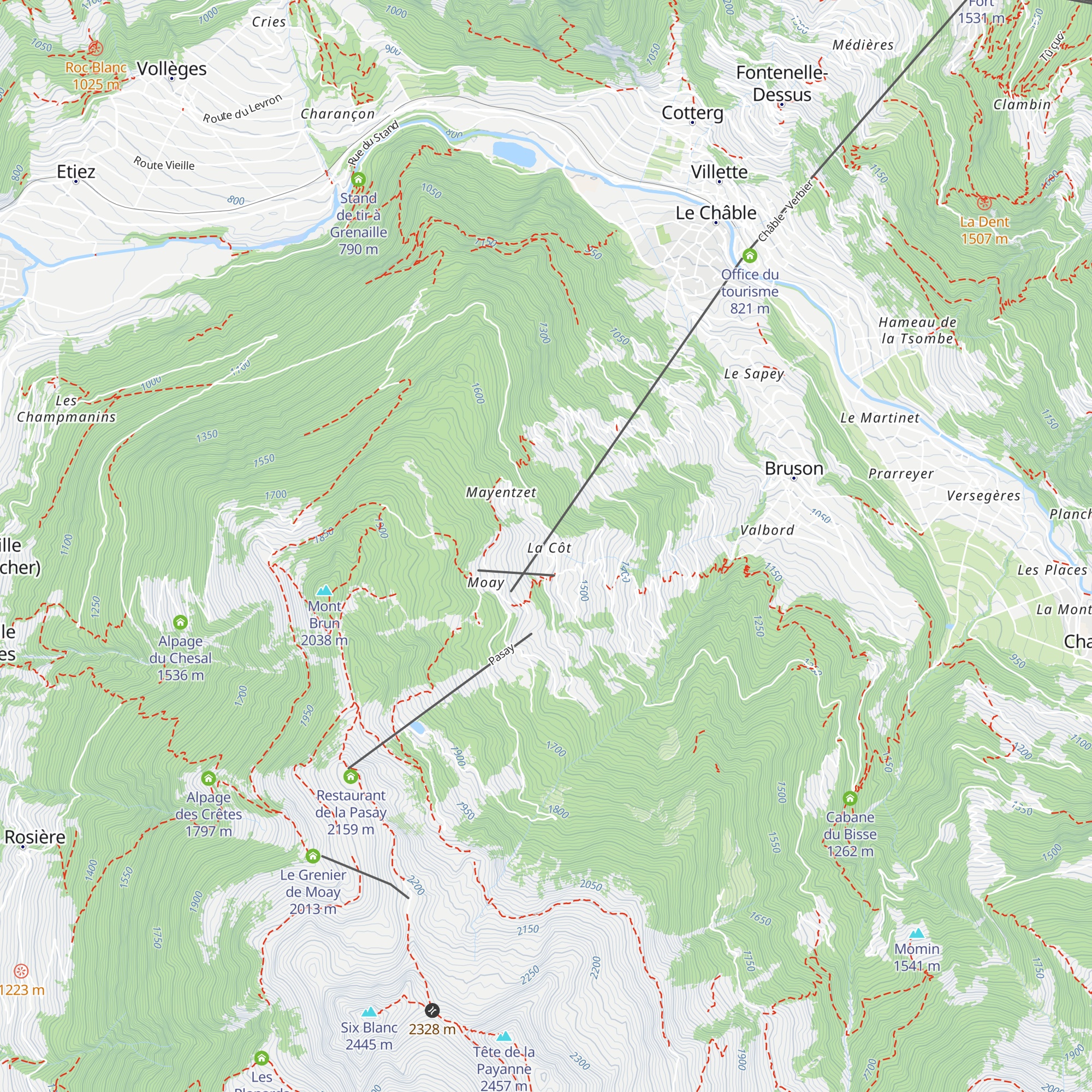 La Côt, restaurant de map