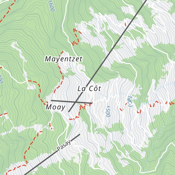 Map of La Côt, restaurant de
