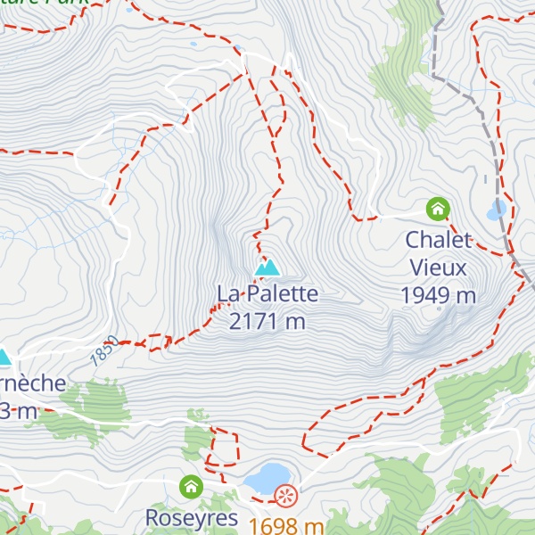 Map of La Palette