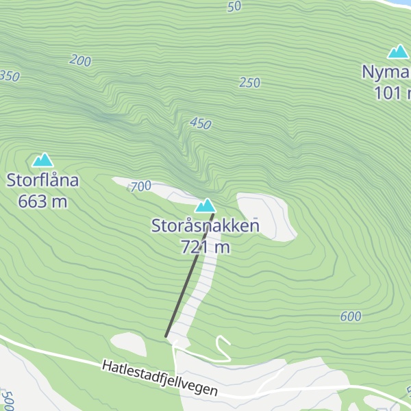 Map of Storåsnakken
