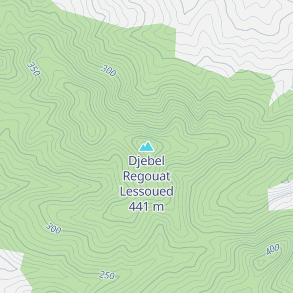 Map of Djebel Regouat Lessoued