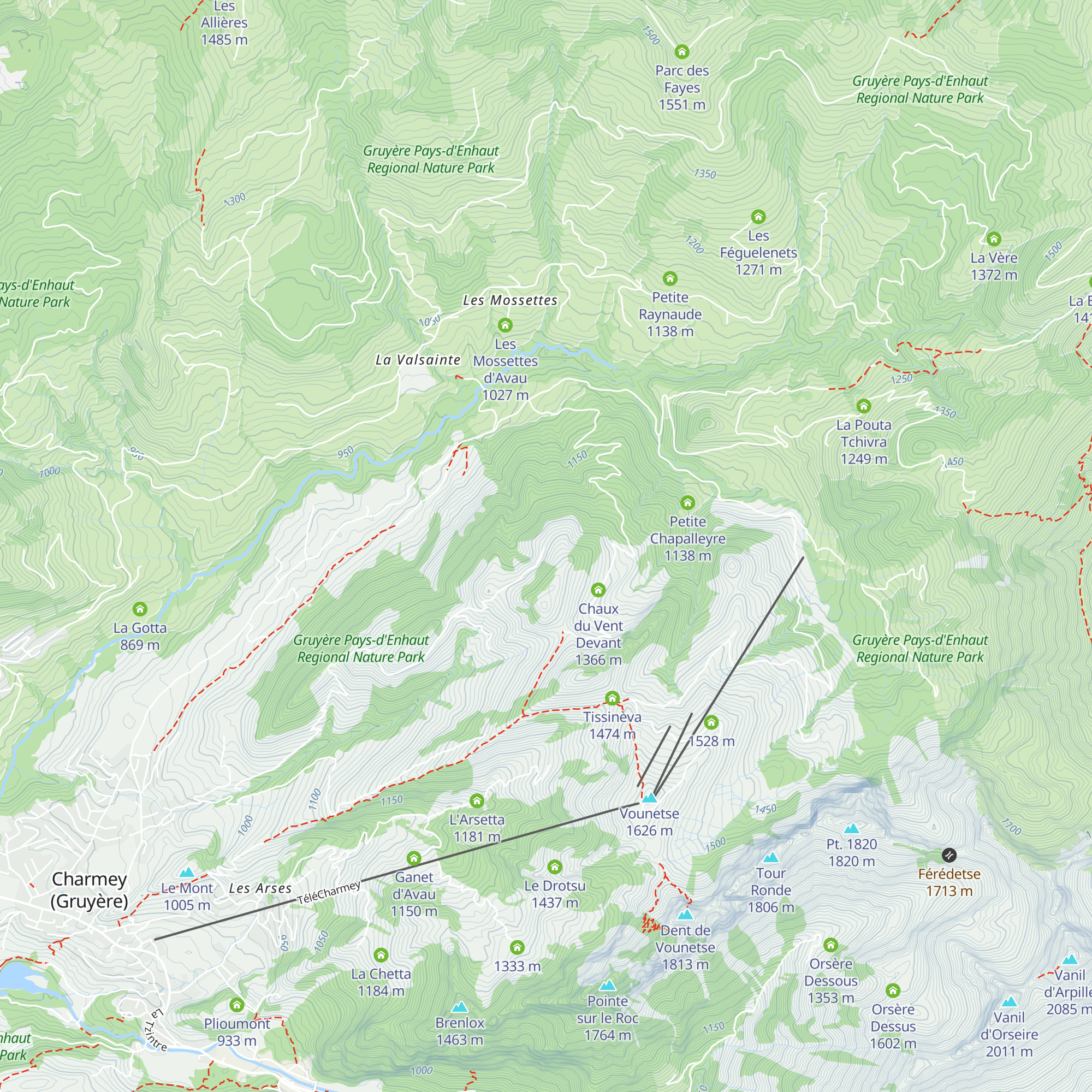 La Chufry map
