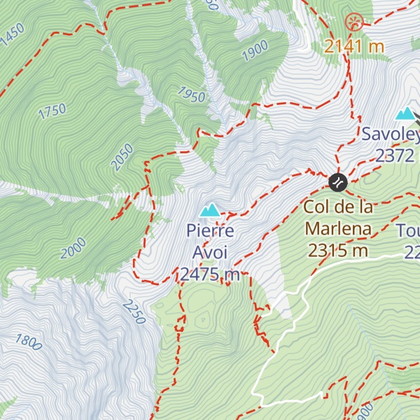 Map of Pierre Avoi