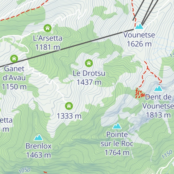 Map of Vasilière du Ganet