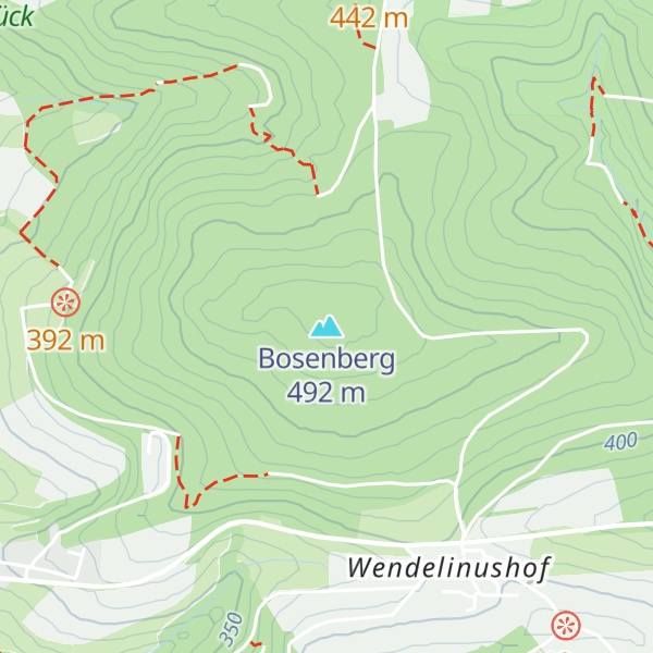 Map of Bosenberg